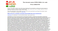 Desktop Screenshot of cpfe.com