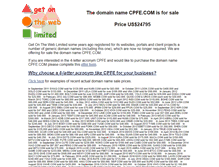 Tablet Screenshot of cpfe.com
